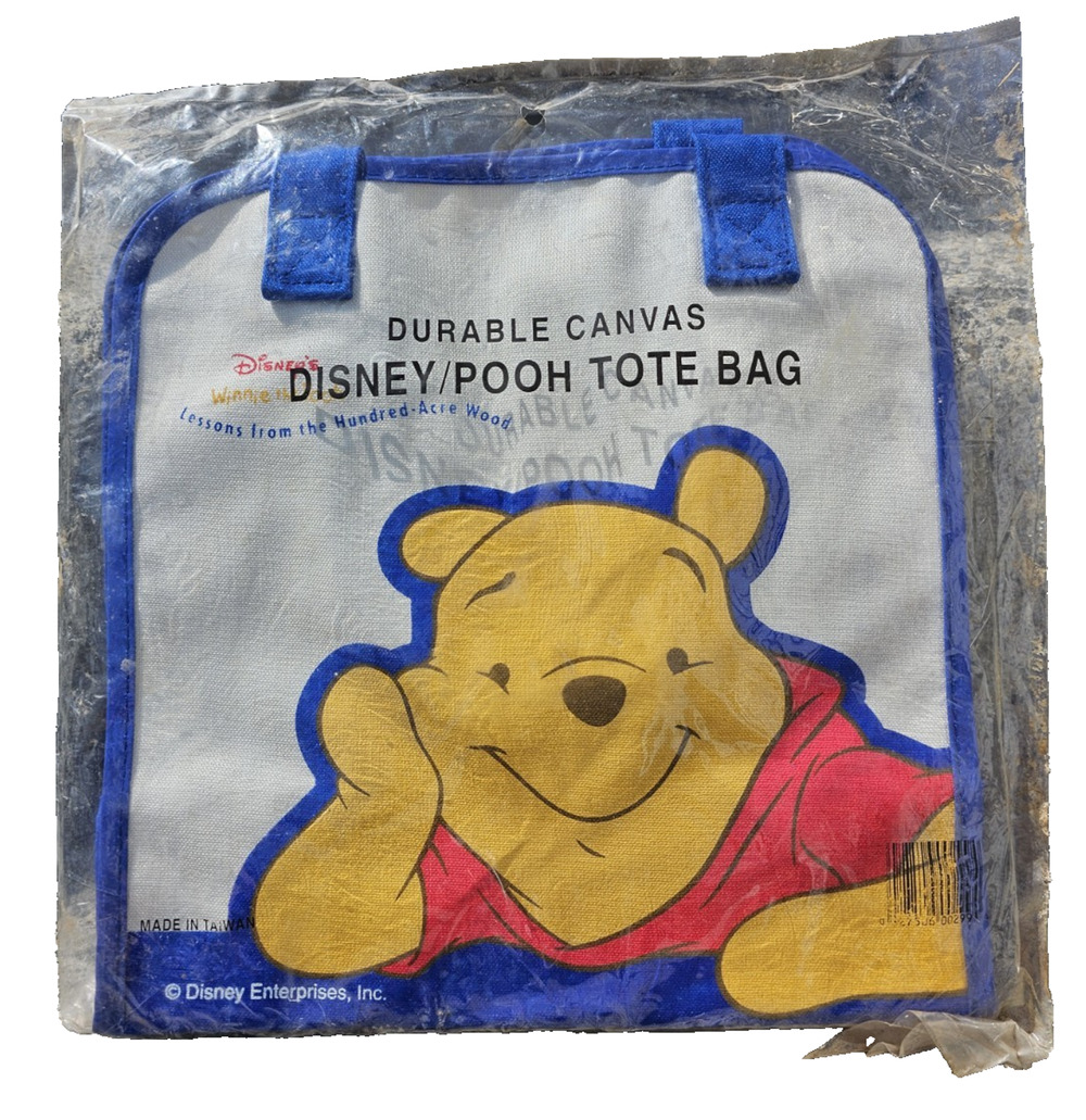 Canvas And Cotton Disney Winnie The Pooh Tote Bag Canvas Snack Lunch New